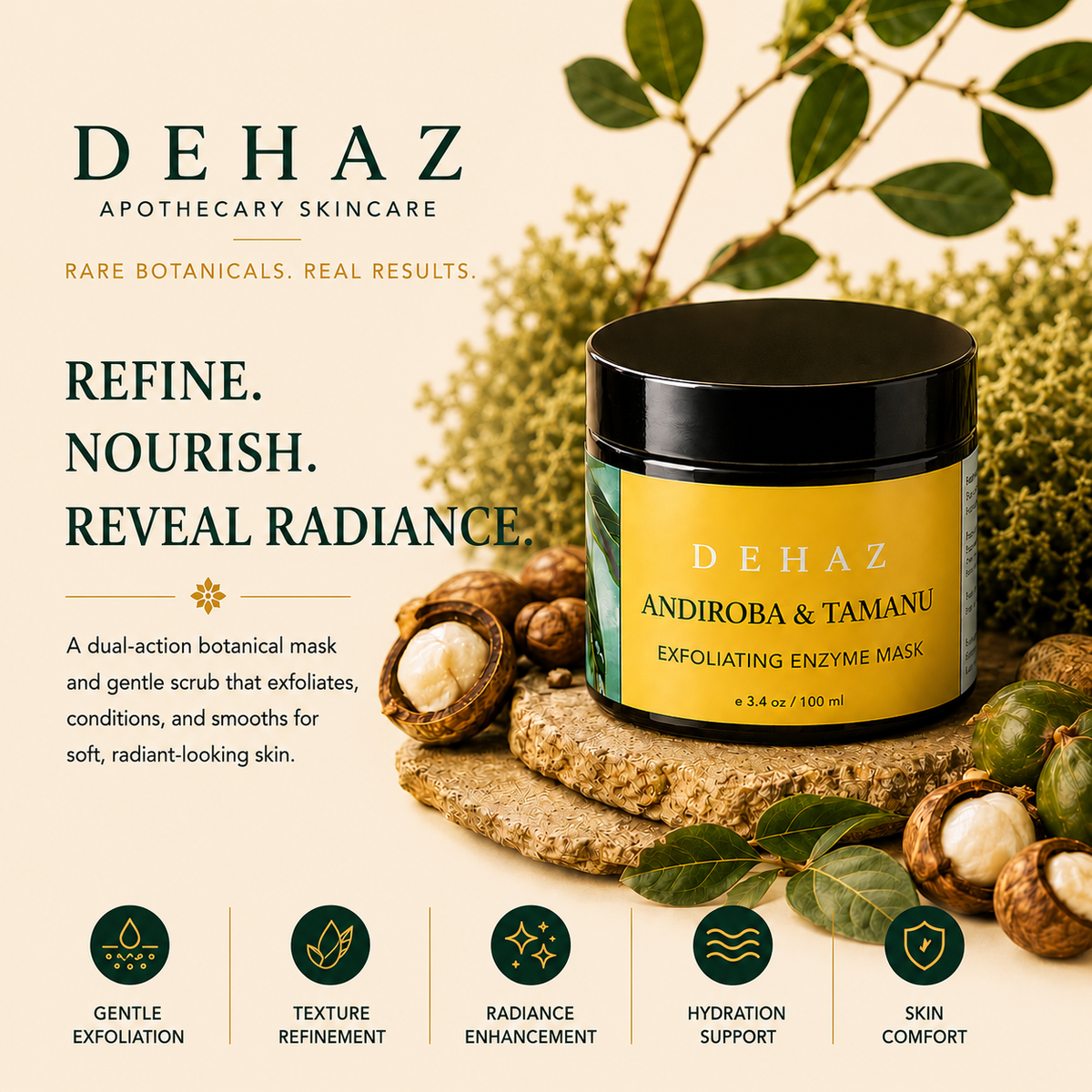 Andiroba & Tamanu Gentle Exfoliating Mask