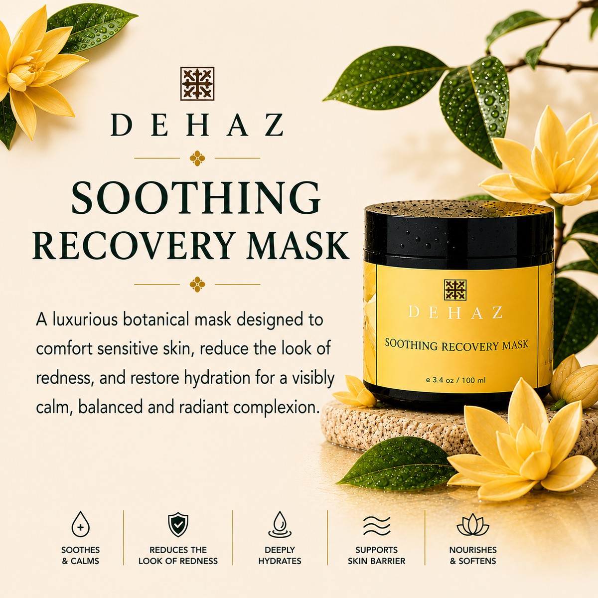 Golden Champaka Comfort Mask