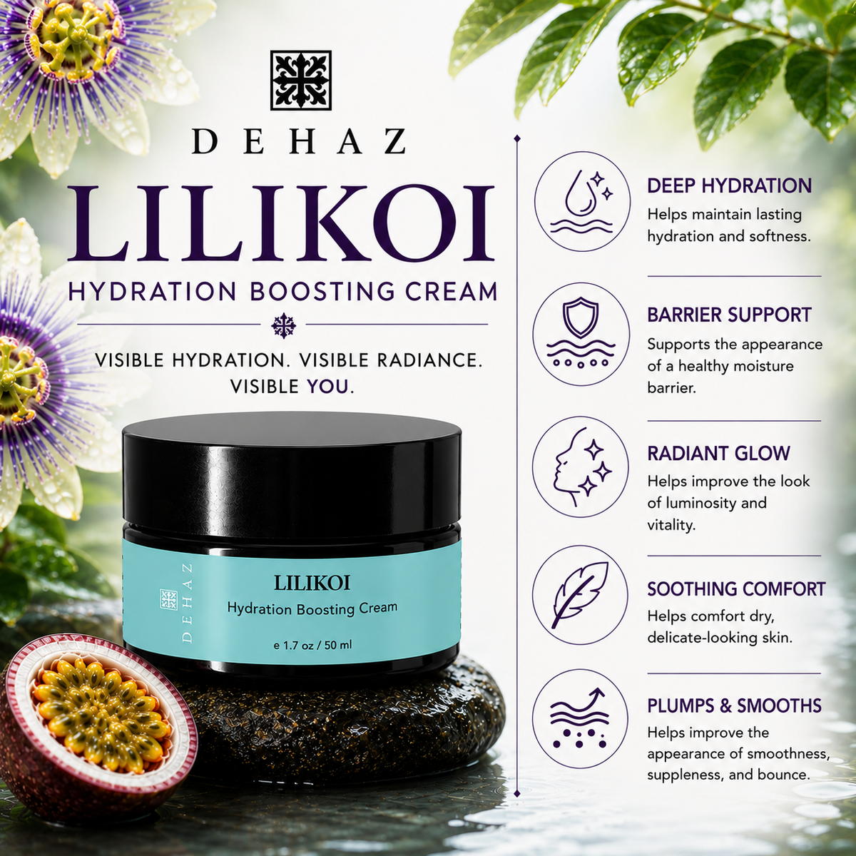 Lilikoi Hydration Boosting Cream
