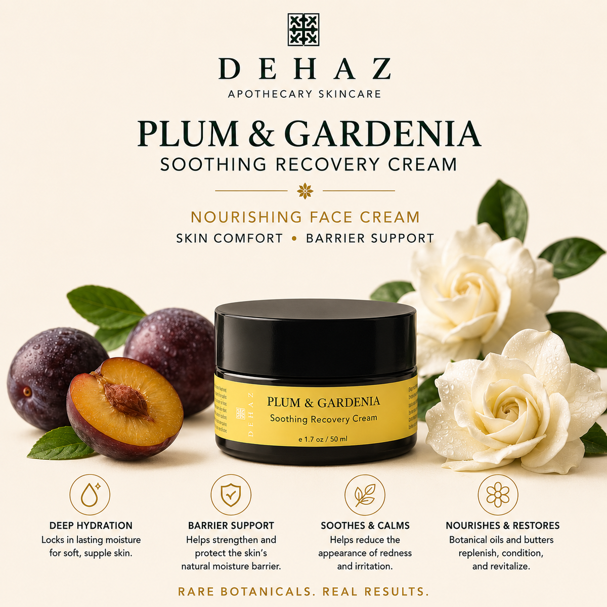 Plum & Gardenia Barrier Comfort Cream