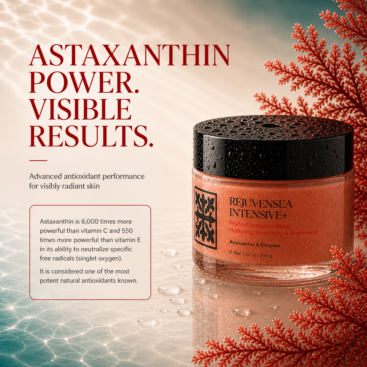 Rejuvensea Astaxanthin Phyto-Corrective Mask