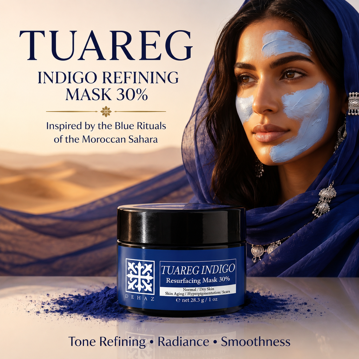 Tuareg Indigo Resurfacing Mask 30%