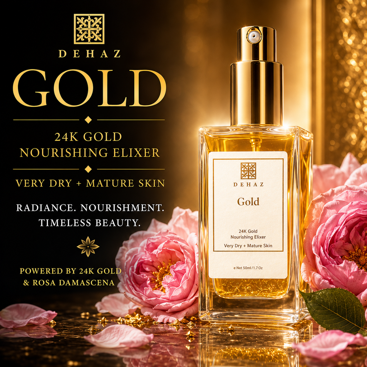 24K Gold Face Oil — Radiance & Firming Treatment
