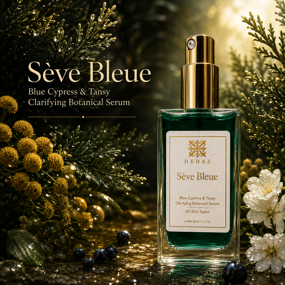 Sève Bleue — Blue Cypress & Tansy Serum