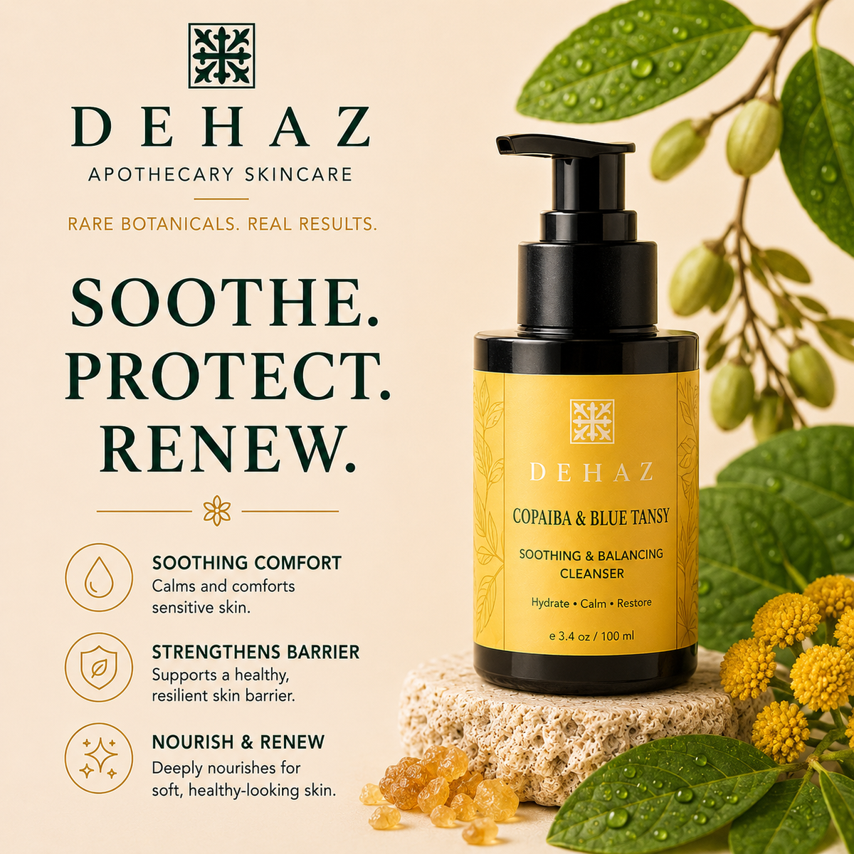 Copaiba & Blue Tansy Soothing Cleanser